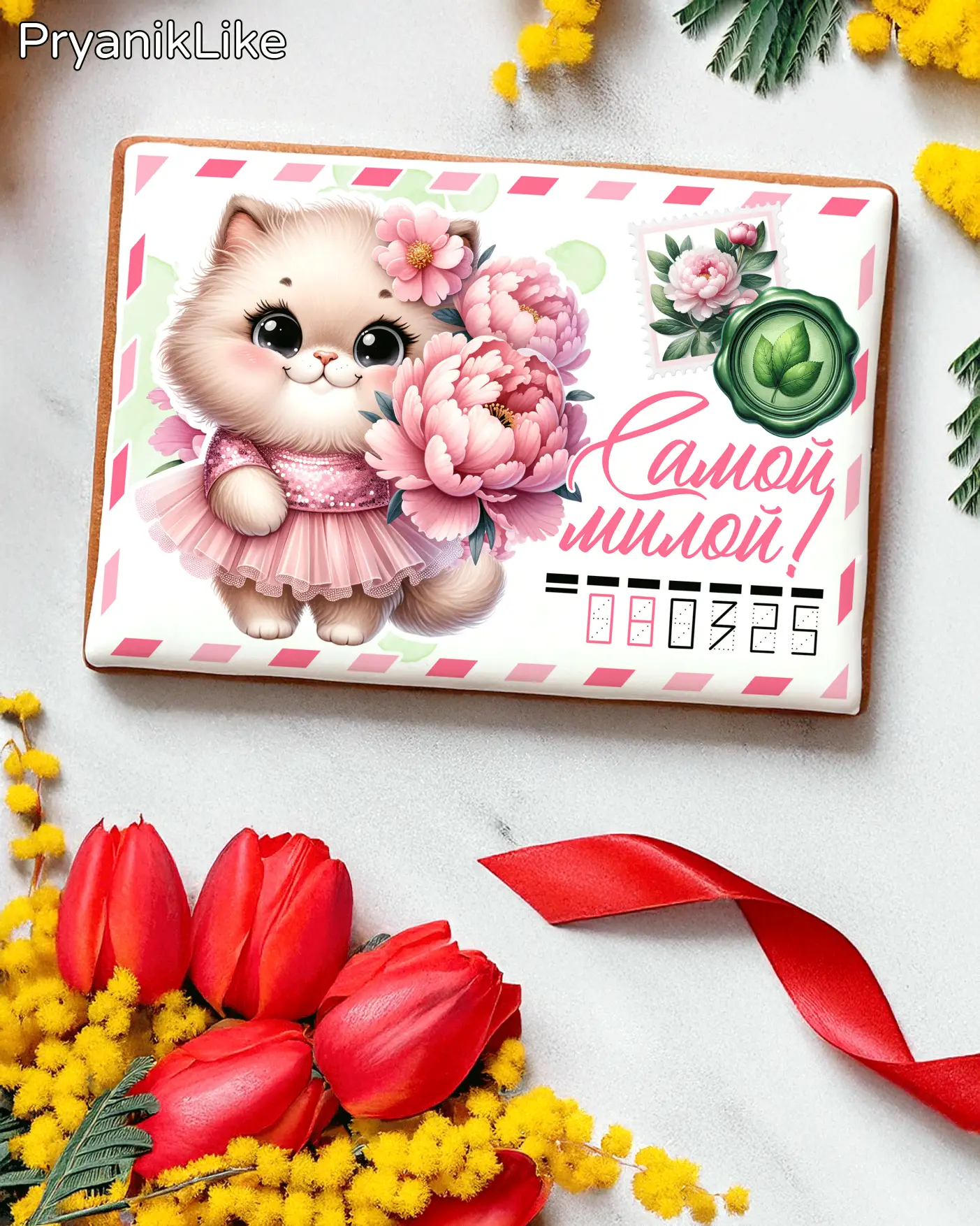 NEW Пряник Письмо для самой лучшей (10-15 см.)